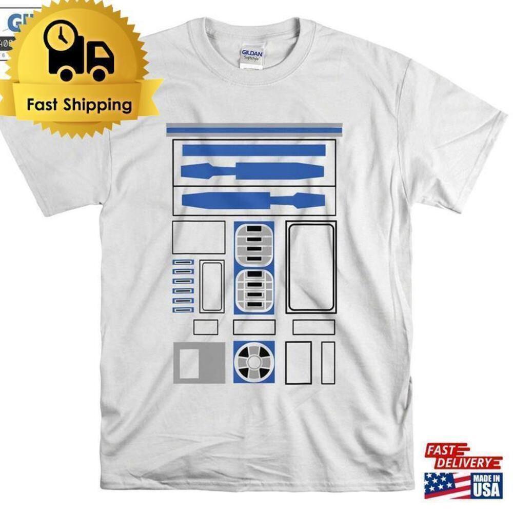 R2 D2 Costume Funny Retro Space Droid T-Shirt